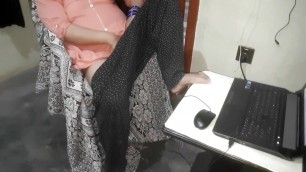 Stepsister and stepbrother have sex while watching porn, homemade hindi sex video