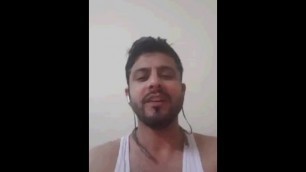 Malik Saddam Pakistanian in Dubain Live in Webcam Show her Cock