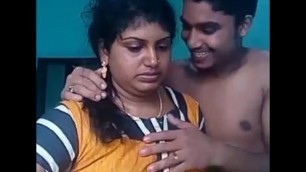 Indian Husband and Wife Morning Romance