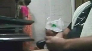 Jerking in Friend of Hiuse Maid