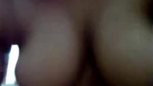 Desi indian young GF blowjob and hard riding.