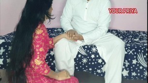 Tharki Sasur fucked very hard with YOUR PRIYA, Hindi Roleplay sex