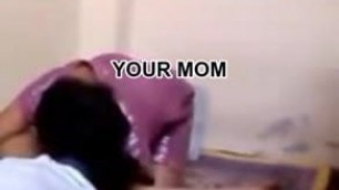 Indian son with mom with busty boobs and sucking black cock