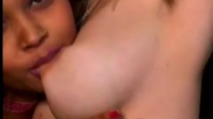 XXX Indian Babes Licking Sucking Big Tits Nipples