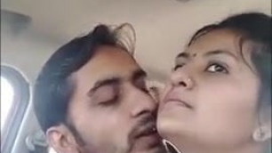 Sweet Indian couple making love