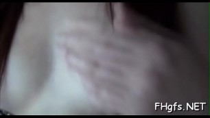 Breathtaking young Ashlyn caresses fat fuck stick