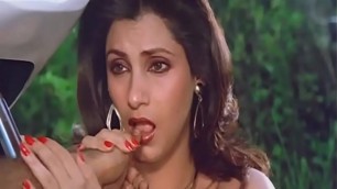 Sexy Indian Actress Dimple Kapadia Sucking Thumb lustfully Like Cock