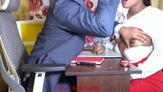 XXX Indian Boss office fuck in Hindi