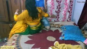 Indian hot Milf aunty vs Innocent teen nephew!! New Indian sex with hindi audio