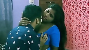 Amazing best sex with tamil teen bhabhi at hotel while her husband outside!! Indian best webserise sex