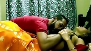 Indian sexy Bhabhi secret sex with devor:: Best Homemade by Hidden Cam with clear Hindi audio