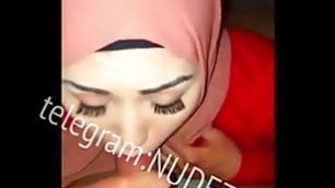 Pretty Arab hijabi teen haram blowjob leaked