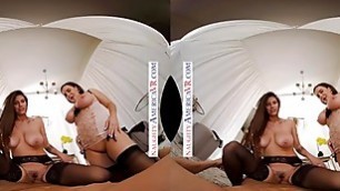 Naughty America Indica Flower and Natasha Nice get spoiled in the Dressing Room