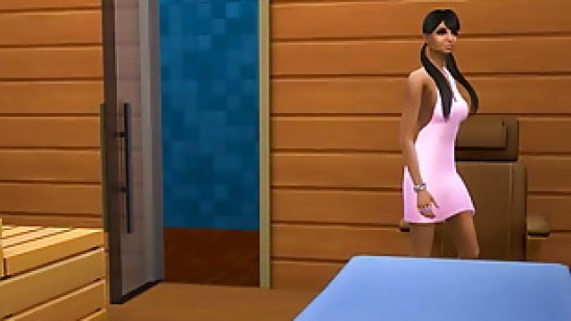 step Daughter Helps Her Dad By Giving Him An Erotic Massage After He Viagra And Not Knowing That She Works In That Place He Came Across Her - Indian Father In Law