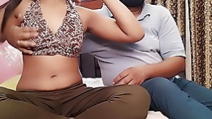 Indian newly married girl was alone in home ,her father in law caught and fucked her